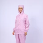 ESD Lab Coats Coverall Antistatic Garment Cleanroom Workwear Suit