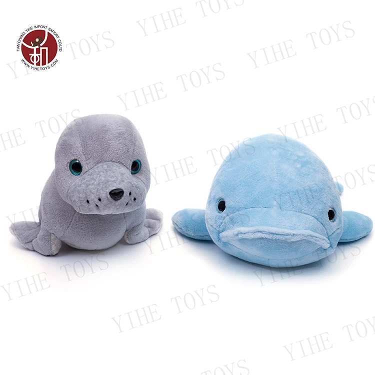 Wholesale Customized Good Quality Flannel Pp Cotton Plush Toy Dolphin