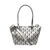 Fashionable high quality pu geometric ladies shoulder bag handbag