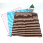 Towel 16" X 16" Super Absorption Microfiber Striped Towel Muti-colors Yoga Sport