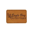 OEM patch custom embossed clothing jeans PU leather label