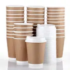 Printing custom design wholesale paper coffee cup personalized China manufacturer hot sale paper cup with lid