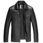 2019 new product businessmen style genuine leather jackets for men