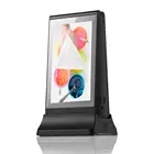 7inch LCD android advertising player outdoor multi screen floor standing vertical display for indoor advertising
