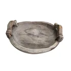 Wood art crafts, wood plate with handle for farmhouse decor/ hand crafted home decor tray