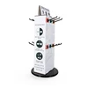 Two Way Hanging Display Counter Top Stands with Plastic Pegs and Spinner For Mobile Accessories Retailing