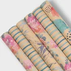 Ink printed gift kraft wrapping paper for flowers printing wrapping