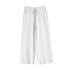 Wholesale Professional Ladies Casual Trousers Solid Women Knitted High Street Pants