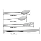 18/8 High Quality Set High Quality 304 Stainless Steel Cutlery Flatware Set 18/8