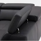 Leather Sofa YASITE Low MOQ Modern Modular Genuine Black Leather Sofa Set For Living Room