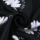 100% Most Popular Womens Graphic T-Shirt Daisy Print Melanin T-Shirts For Teenager 100% Cotton