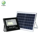 Warm white waterproof outdoor ip66 aluminum 25w 40w 60w 100w 200w led solar flood lights