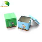 Metal Tin Box Tea Oem Customized Printing Airtight Empty Metal Tea Packaging Tin Box