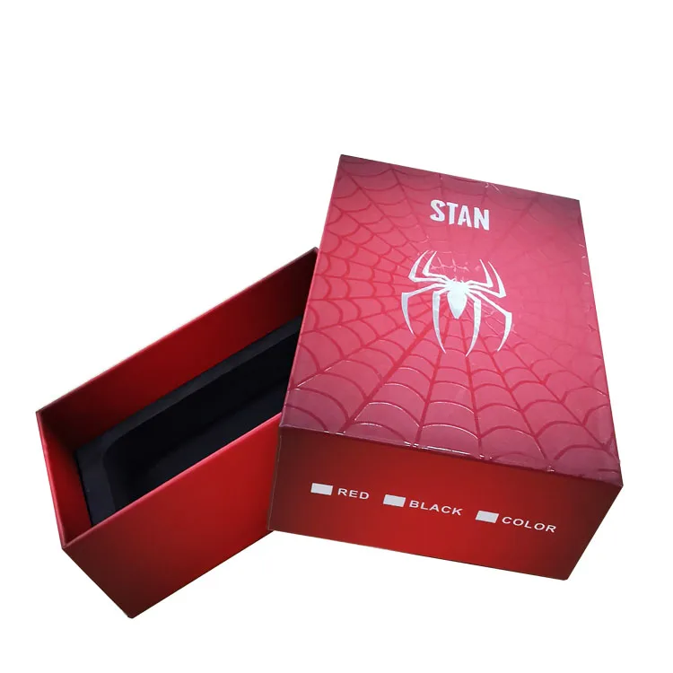 foil stamping lid and base paper gift box recyclable custom 2