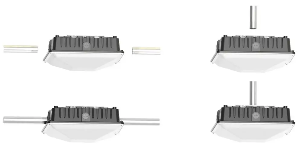 Manufacturing IP65 waterproof led canopy garage 60w sensor ceiling led canopy light - ANKUX.COM