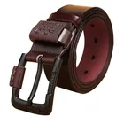 Wholesale custom classic mens cowhide belt casual genuine leather belts for men