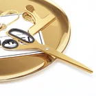 Scissor Northern European Crop Tool Office Stationary Simple Stainless Steel Golden Scissor