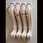 Unfinished Wood Carved Decorative Furniture Bed Wood Legs