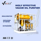 Purifier Mini Oil Purifier High Vaccum Lube Oil Engine Oil Filter Recycling Plant / Diesel Filtration Plant