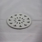Home decor cheap round custom white porcelain wall decoration