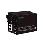 Quality Converter High Quality 100M 1310 1550nm SM 20KM 2 RJ45 Ports Plus 1 SC Port Ethernet Fiber Optic Media Converter