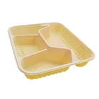 cheap takeout plastic container bento lunch box 4 compartment
