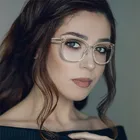 Logo Customization Optical Frame New Model Fashion Anti Blue Light Vintage Cat Eye Reading Glasses Optical Frame