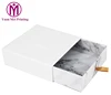 white high quality decorative luxury custom logo print jewelry packaging paper leather gift magnetic cardboard box with foam