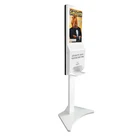 Player Android System Advertising Equipment Digital Signage Sanitizer Media Player With Auto Hand Sanitizing Dispenser