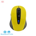 Bluetooth 3.0 Wireless Mouse 6D Computer Mini 2.4G Mouse Optical Dual Mode Mice Computer Accessory