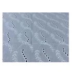 Lace Organic Cotton Lace Fabric White For Knitted Jersey Embroidery