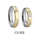 Ring Gold Wedding Rings Men Wedding Band Ring Titanium Steel Smart Magnetic Ring 18k Gold Plating Wedding Engagement Band Couple Ring Men Titanium Black