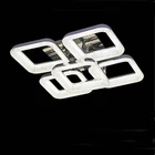 Light Crystal Modern Square Shape Ceiling Light Crystal Led Pendant Lamp