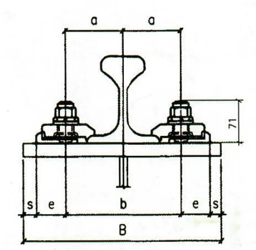 welded rail clamp