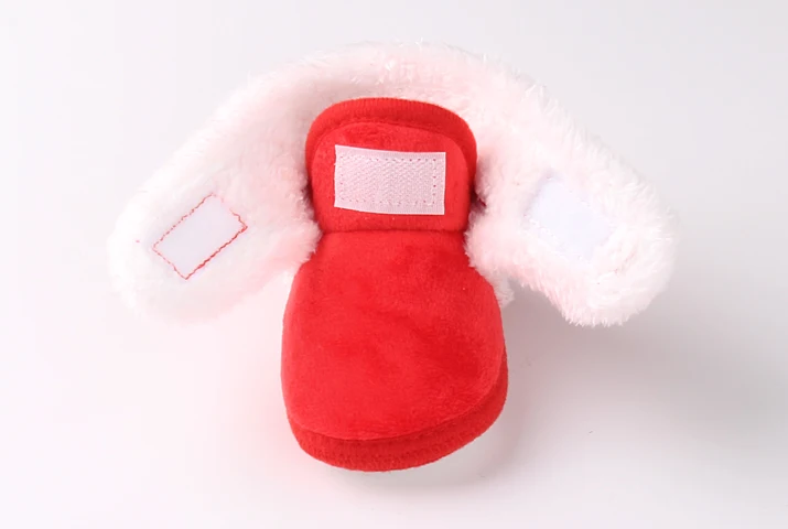 New Arrival Candy Color Warm Plush Baby Winter Shoes Baby Cotton Soft Sole Winter Boots details