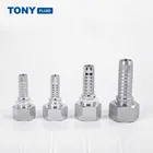 High Pressure Hydraulic Pipe Fittings Stainless Steel Steam Oil Compression Hose Adapter Fitting