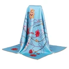 real 100 pure silk twill square digital custom printed silk scarves