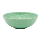 Chaozhou factory wholesale round ceramic large mixing bowl with embossed decoration