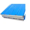 Metal building materials insulated corrugated eps sandwich roof panel price
