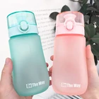Wholesale Colorful LeakProof Outdoor Sports Vacuum Insulated Frosted Plastic Water Bottle