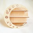 Crafts Wood Crafts Wooden Shape Plywood Moon Shelf For Wall Hanging Decoration