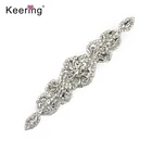 Bridal Crystal Rhinestone Applique for wedding Dresses