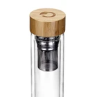 Wall Glass Glassglass Hot Sale Double Wall Glass Water Bottles With The Stainless Insfuer For The Tea Sets