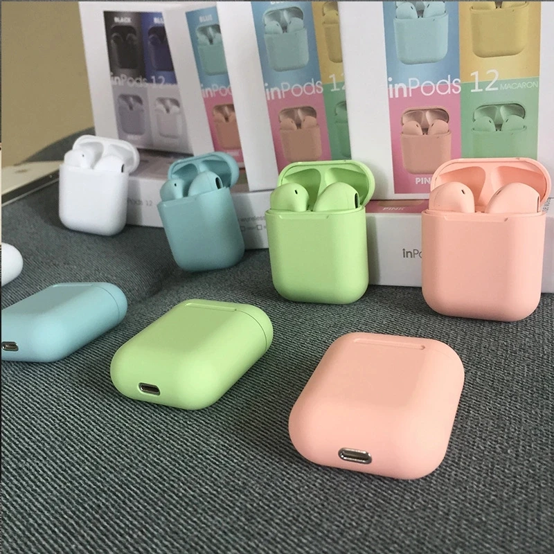 Cheap Price Inpods 12 Sport Blue tooth Headset Auriculares Bluetooth 5.0 Earpod Wireless Earphone For Iphone Android - ANKUX.COM