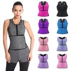 Factory Wholesale Slim Vest Large Size 4XL 5XL 6XL Neoprene Sauna Sweat Body Shaper Waist Trainer with Pocket for Women