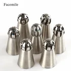 Korean Russian piping tips set tulip icing piping bag nozzles set cake dessert decorators