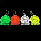 NEW 2019 Keyrings soft PVC Reflector Reflective Safety keychain bag charm pendant accessories for traffic visibility
