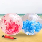 Inflatable Beach Ball Filled with Feathers Pool Toys for Summer Party Favors