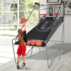 Indoor Foldable Basketball Arcade Game Shooting Machine For Sale