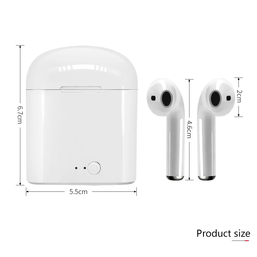 wholesale TWS I16S Wireless Earphones with Charging Box i7s i9 i10 i11 i12 i16 i17 High Quality TWS Sport Bluetooth Earbuds - ANKUX.COM